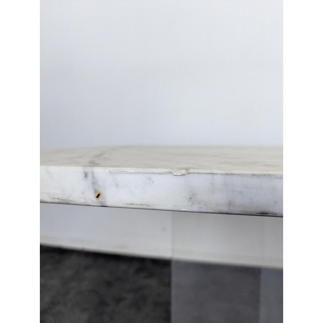 Brown Large Table with Marble Top by Alessandro Albrizzi For Sale - Image 8 of 9
