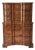 1970s Drexel Heritage American Tour Serpentine-Front Six-Drawer Highboy Chest For Sale
