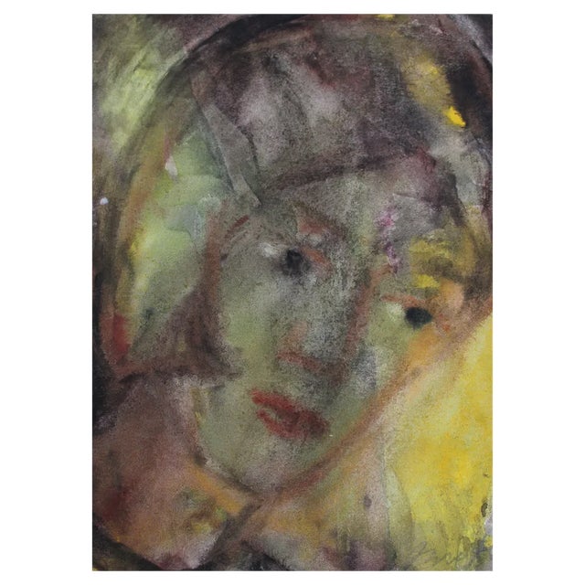 Dzidra Ezergaile, Reflections, 1960s, Watercolor on Paper For Sale