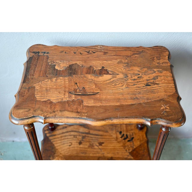 Vintage Wooden Serving Table, 1920s For Sale - Image 10 of 14