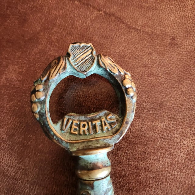 Bronze 1950s Bronze Key Vino Wine Bottle Opener Germany For Sale - Image 8 of 10