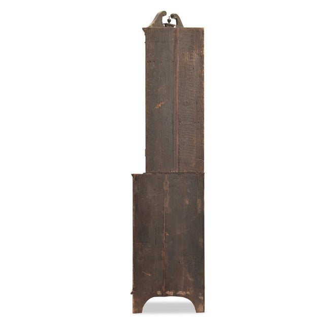 Georgina Mahogany Corner Cabinet with Glazed Upper Section, England, 1800 For Sale - Image 3 of 13