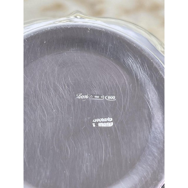 Tea Set in 800 Silver, 1980s, Set of 4 For Sale - Image 6 of 7