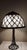 Wood Large Vintage Table Lamp with a Metal Foot in a Braided Look and a Fabric -Related Pipe Mesh Screen, 1980s For Sale - Image 7 of 10