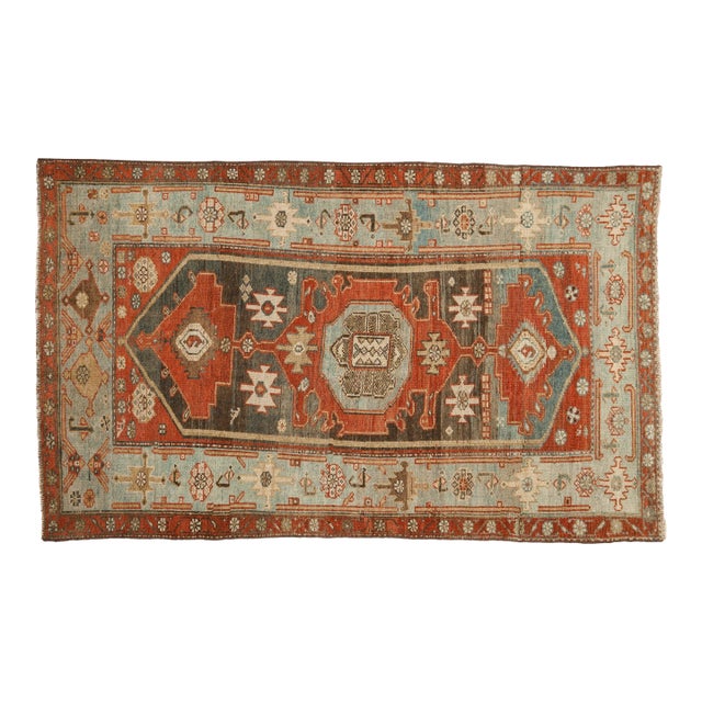 Vintage Distressed Malayer Rug - 4' x 6'6" For Sale