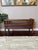 Purple 1950s Vintage Mid-Century Modern Cane Back Bench For Sale - Image 8 of 12