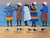 1990s Vintage Florence Zevich Folk Art African Coastal Scene Oil on Board Painting, Signed and Framed For Sale - Image 5 of 11