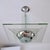 Art Deco Ceiling Lamp with Thick Glass Plate, 1930s, in Good conditions. Designed 1920 to 1949 Up to 250V (Europe/UK...