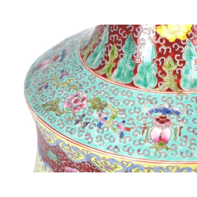 19th Century Large Chinese Porcelain Vase with Marking For Sale - Image 4 of 8