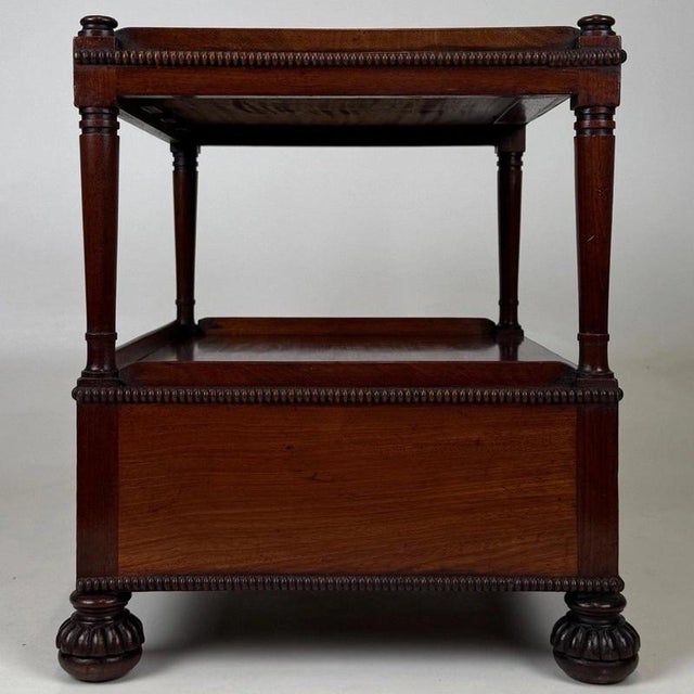 Brown 19th Century English Regency Mahogany Cabinet For Sale - Image 8 of 13