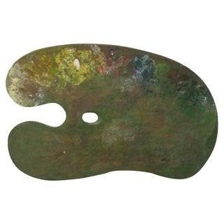 Decorative Artists Pallet, 1960s For Sale
