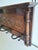 Folk Art Antique Carved Solid Wood Wall Coat Rack, European Folk Style, 5 Hook Hall Rack For Sale - Image 3 of 8