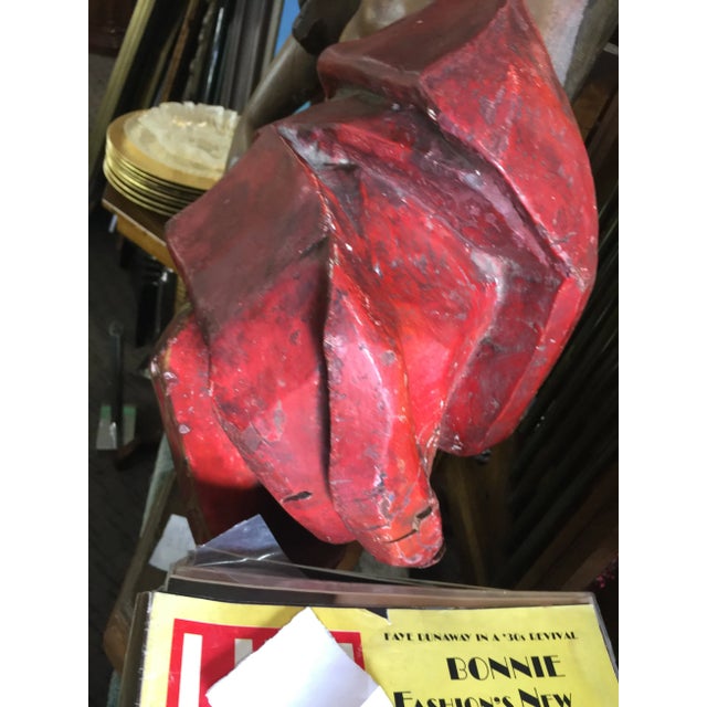 Brown 18th Century Italian Figure Saint 56" For Sale - Image 8 of 13