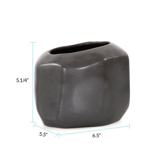 Gray Alamo Vase- Medium For Sale - Image 10 of 10