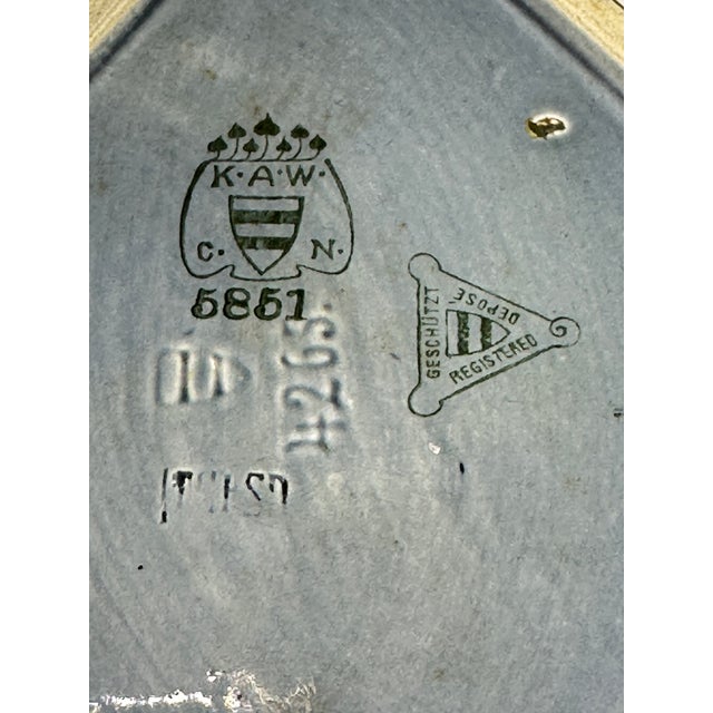 Antique German Ceramic Box For Sale - Image 9 of 10