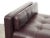 Chateau De Aux Brown Tufted Leather Chaise Lounge Settee Made in Italy For Sale - Image 9 of 13