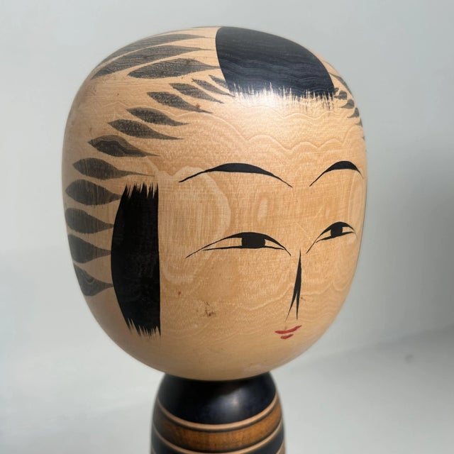 1960s Large Japanese Kokeshi Dolls, 1960s, Set of 2 For Sale - Image 5 of 14