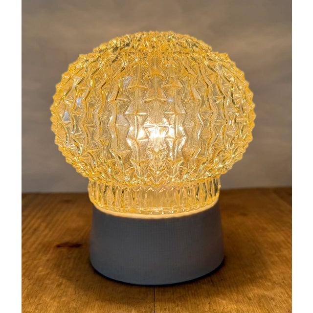 Vintage White Porcelain Ceiling Light, 1970s For Sale - Image 13 of 14