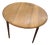 Round Teak Dining Table by France & Son, 1960s For Sale