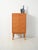 Swedish teak chest of drawers from 1962, six graduated drawers, and carved handles. A rigorous example of high-quality...