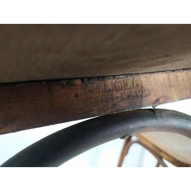 Antique Bistro Chairs from Jacob & Josef Kohn, 1890s, Set of 4 For Sale - Image 16 of 18