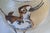 Beige 1980's Studio Art Pottery Vase / Bird Motif For Sale - Image 8 of 10