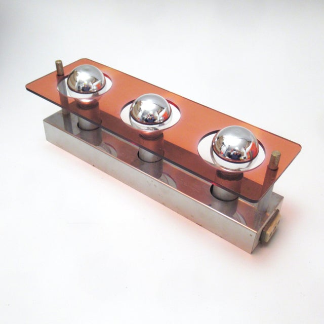 Pink Wall Light by Jocelyne Trocmé Oxar, 1970 For Sale - Image 8 of 8