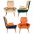 Tan Set of Mid-Century Modern Armchairs in the Style of Gio Ponti, 1950s For Sale - Image 8 of 8