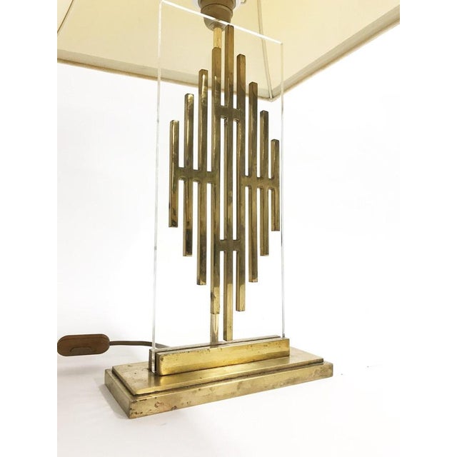 Vintage Bronze Table Lamp, 1960s For Sale - Image 9 of 12