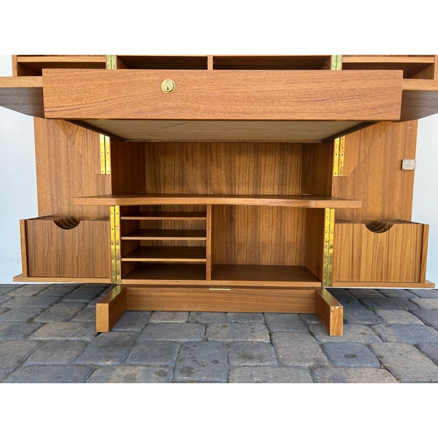 Vintage 1960s "Magic Box" Teak Desk by Mummenthaler & Meier - Danish Modern For Sale - Image 11 of 11
