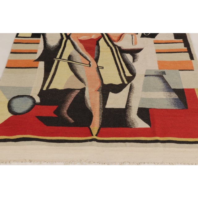Textile Signed Antique 19th Century Jean Metzinger Tapestry “Ecuyère Au Cirque” - Rug & Kilim For Sale - Image 7 of 10