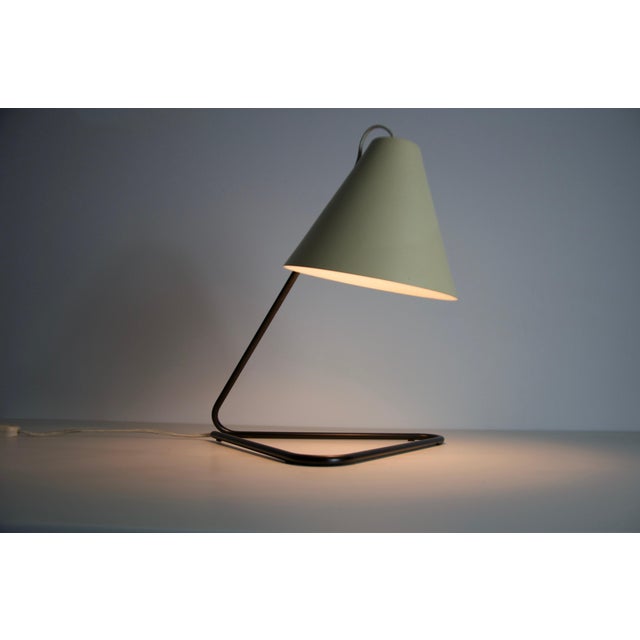 Metal Mid Century Metal Table Lamp, 1960s, Italy For Sale - Image 7 of 9