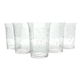 Example of Fostoria Tumblers and Tall Glasses