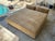 Custom Camel Microsuede Square Daybed or Double Chaise Lounge With Down Pillows For Sale - Image 10 of 12