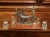 Mid 20th Century Mid 20th Century French Spelter and Cut Glass Inkwell With Deer Sculpture For Sale - Image 5 of 10