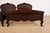Brown Romweber Style Antique French Provincial Louis XV Carved Mahogany Twin Beds, Pair For Sale - Image 8 of 9