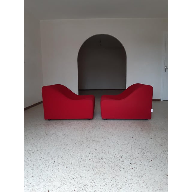 Steiner Chromatique Model Lounge Chairs by Kwok Hoi Chan for Steiner, 1980s, Set of 2 For Sale - Image 4 of 12