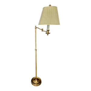 Vintage Ralph Lauren 'Sargent' Brass Swing Arm Floor Lamp