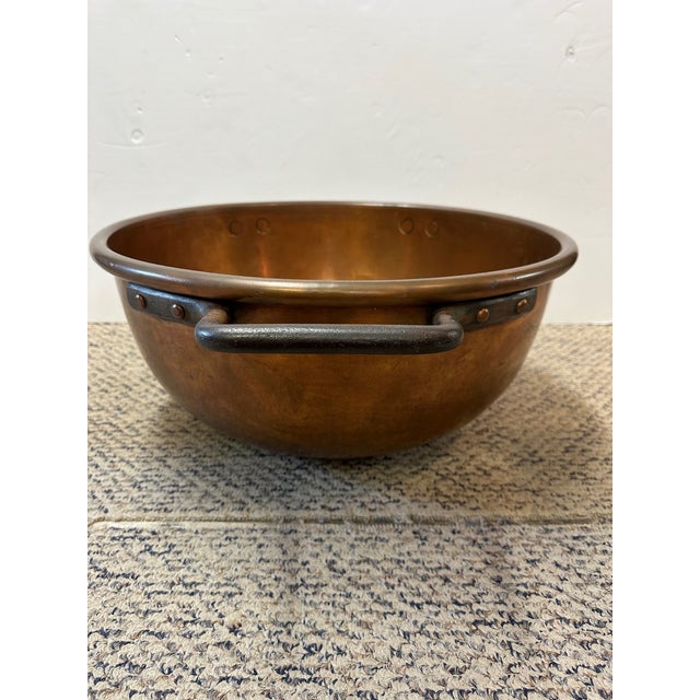 French Country Gigantic Antique Copper Chocolate Pot Kettle For Sale - Image 3 of 12