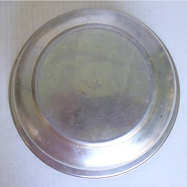 1940s Art Deco Set of 4 Hand Forged Aluminum Serving Pieces by Buenilum Serving Pieces, Buehner Wanner For Sale - Image 10 of 18