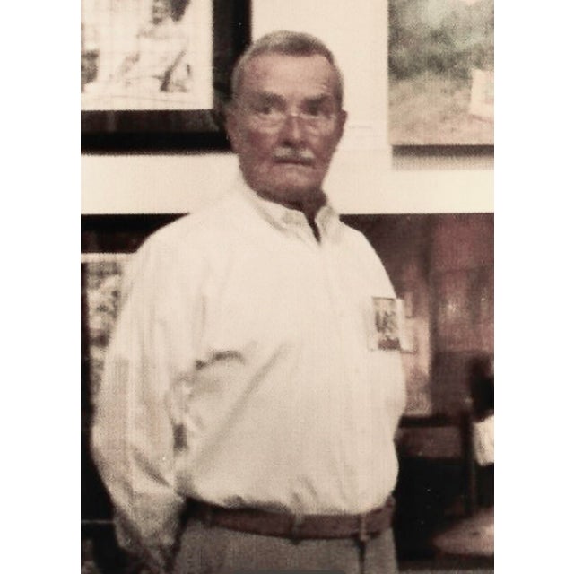 Paper Expressionist Painting of Two Women by Robert R. Bradshaw, Signed, (38” X 38”) For Sale - Image 7 of 8