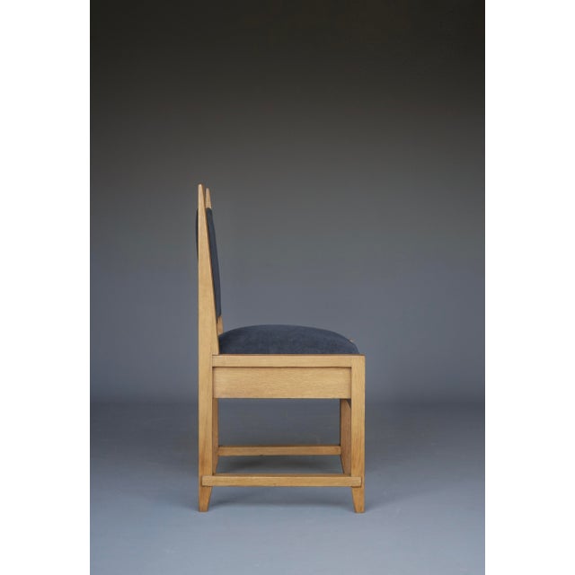 Brown Hague School Dining Chairs attributed to Henk Wouda, 1920s, Set of 4 For Sale - Image 8 of 18
