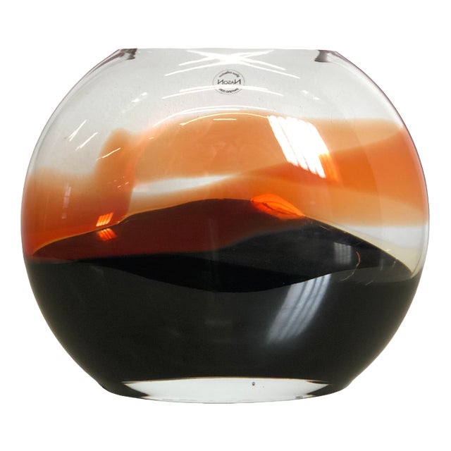 Vintage Murano Glass Vase from NASON, Italy, 1970s For Sale