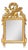 French Wooden Gilt Mirror with Crown, 1940s For Sale