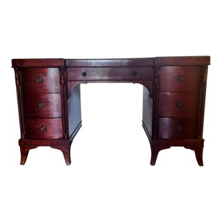 19th Century Antique Mahogany Desk For Sale