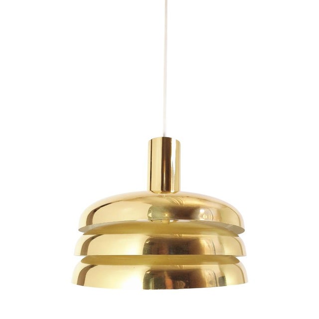 Brass T-724 Pendant Light from Markaryd, 1960s For Sale - Image 9 of 9