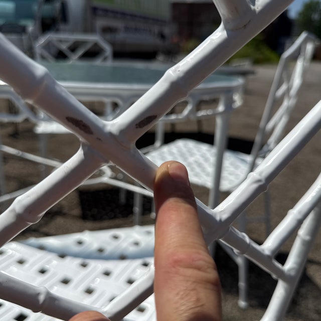 Brown Jordan Calcutta Round Dining Table and Chair Set For Sale - Image 12 of 12