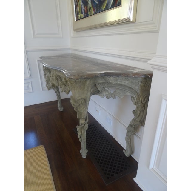 Fabulous Large Late 19th Century Louis XV Consoles a Pair For Sale - Image 4 of 13