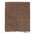 Vintage Tuareg Square Mat in Brown and Gold with Geometric Patterns- Rug & Kilim For Sale