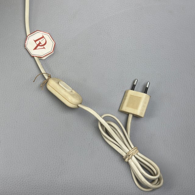 Blue Spiral Murano Glass Table Lamp from Davinci, 1970s For Sale - Image 11 of 14